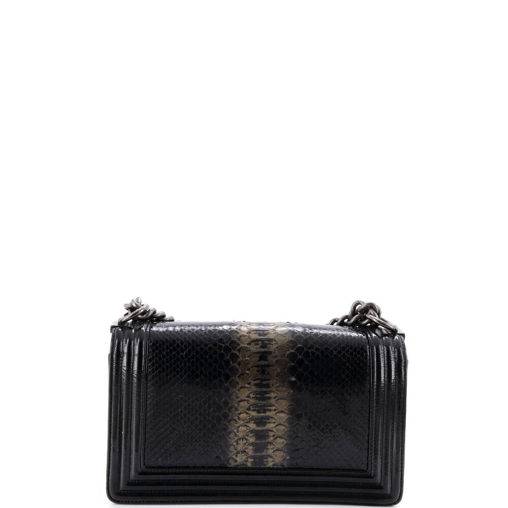 Chanel Boy Flap Bag Python Old Medium #239904C30B - image 3